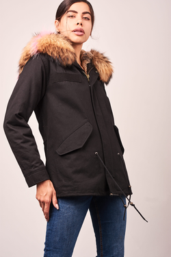 Parka negra